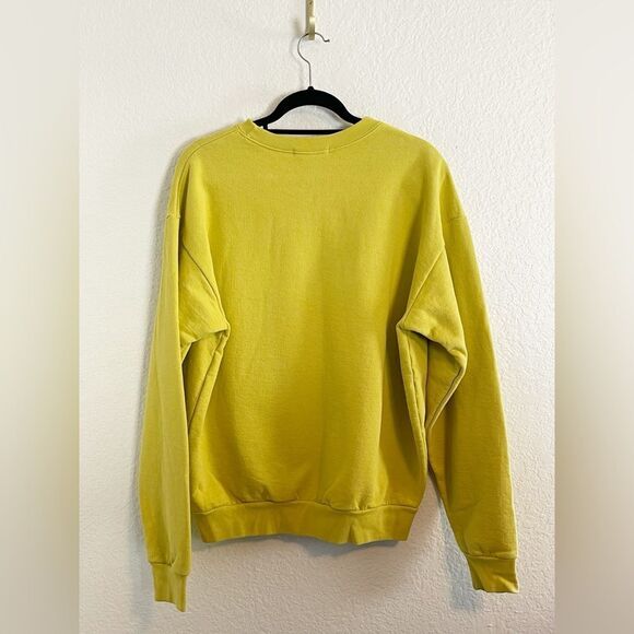Revolve Morgan Stewart Sport Yellow Tennis racket Sweatshirt. Medium - Picture 3 of 6